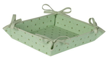 Provencal bread basket (Calissons. light green) - Click Image to Close